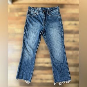 J Crew Full Length Demi Boot Jeans